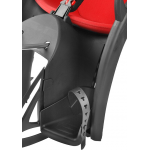 Detská sedačka HAMAX Kiss čierno-červená 